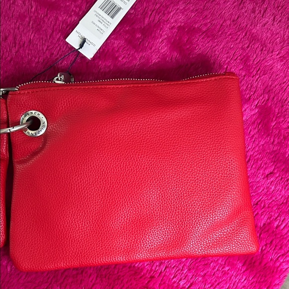 French Connection Vibrant Red Wristlet Clutch - Picture 4 of 7
